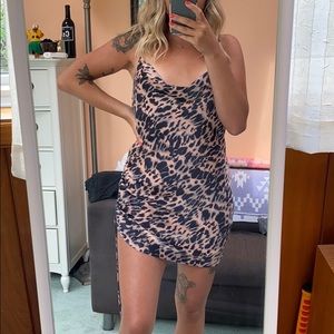 Top shop Ruched Slip Dress